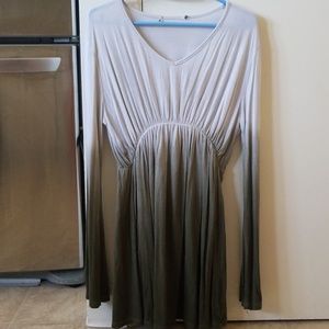 Olive Green T-Shirt Dress